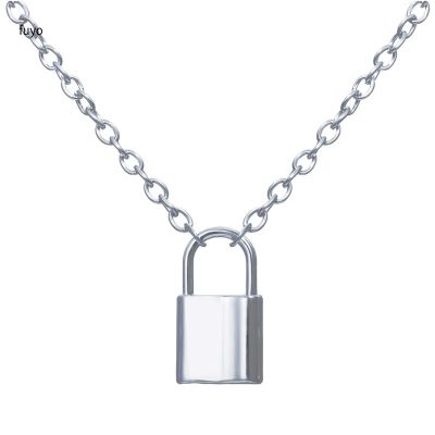 【CC】 Punk Chain with Lock Necklace for Men Padlock Pendant 2020 Statement Gothic Collier Fashion Jewelry