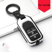 KLNU สำหรับฮอนด้าเมืองใหม่ /Crv/accord/civic FC 10Gen 2016-2021 Keyless กุญแจรถยนต์รีโมท4ปุ่มโลหะผสมสังกะสี + เคสโทรศัพท์ป้องกันซิลิโคน