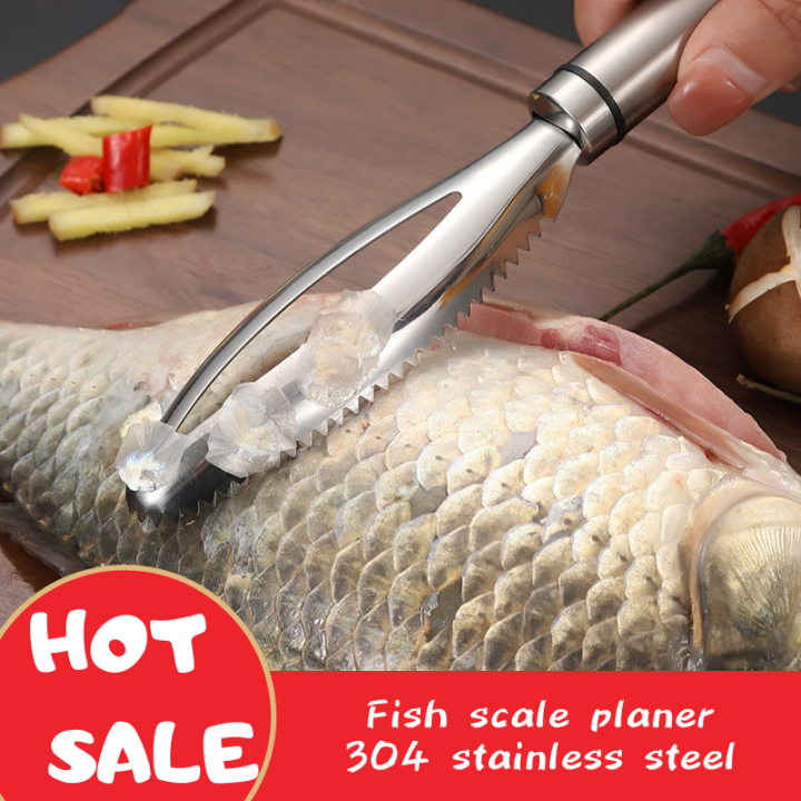 Fish Scaler Brush with Serrated Sawtooth and Ergonomic Handle - Easily ...