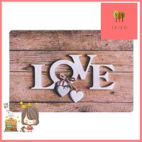 แผ่นรองจาน PP ลาย Love KASSA HOME รุ่น PPCO25537 ขนาด 43.5 x 28.5 ซม. หลากสี **สามารถออกใบกำกับภาษีได้ค่ะ**