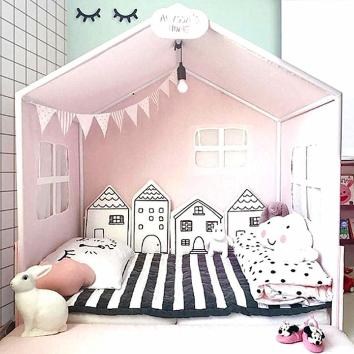 baby-home-crib-protector-crib-side-newborns-bed-bumper-nordic-ins-house-bed-cushion-infant-cot-sides-baby-bedding-set-room-decor
