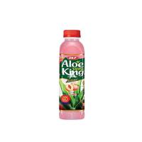 OKF Aloe Vera King Natural Peach Taste เครื่องดื่มว่านหางจระเข้ รสพีช