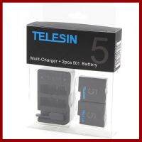 ถูกที่สุด!!! TELESIN แบตเตอรี่เสริม แท่นชาร์จ GOPRO HERO 5 6 7 2 pcs Replaceable Battery 1220 mAh + 1 Remote Slot ##กล้องถ่ายรูป ถ่ายภาพ ฟิล์ม อุปกรณ์กล้อง สายชาร์จ แท่นชาร์จ Camera Adapter Battery อะไหล่กล้อง เคส