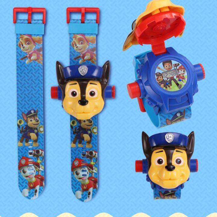 xma-นาฬิกาเบ็นเท็น-ของเล่น-นาฬิกาเด็กฉายภาพได้-22-รุ่น-paw-patrol-ไอรอนแมน-สไปเ-นาฬิกาฉายภาพสำหรับเด็ก-iron-man