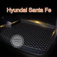 เสื่อหนัง Pu กันลื่นสำหรับ Hyundai Santa Fe Trunk