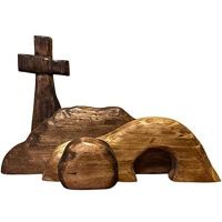 Wooden Easter Tomb Scene Decoration Easter Decorations the Empty Tomb Easter Scene and