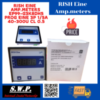 เครื่องมือวัดกระแสไฟฟ้า มิเตอร์ติดแผง Rishabh RISH Eine ชนิดไฟ 3 เฟส รุ่น EP99 PROG EINE , Ammeter , Digital Panel Meters Rishabh