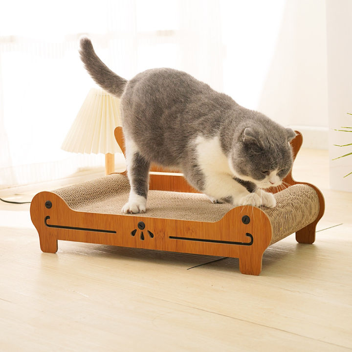 ที่ลับเล็บแมว-ของเล่นแมว-โซฟาแมว-กระดาษลับเล็บ-กระดานลับเล็บแมว-ที่นอนแมว-บ้านแมว