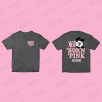 KPOP BLACKPINK x VERDY Born Pink World Tour Jisoo ผ้าฝ้ายเสื้อยืดบวกขนาดเด็กผู้หญิงแฟชั่นการ์ตูนน่ารักพิมพ์เสื้อด้านบนเกาหลีหลวม Unisex สบาย ๆ แขนสั้นเสื้อยืด s-5xl o