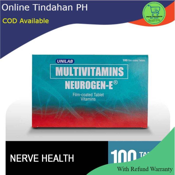 NeurogenE 100 tablets Vitamin + E (Helps Keep Nerves Healthy