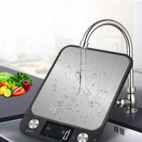 Digital Multi-function Food Kitchen Scale 5kg/1g Stainless Steel Electronic scales LCD Display digital scale for Household black Luggage Scales