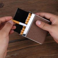 【CW】☜  Leather 20pcs Bank Card Tobacco Holder Storage Father Male Friend Men