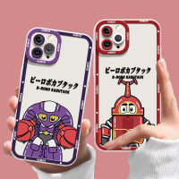 Cartoon Case Compatible for IPhone 14 13 12 11 Pro XS Max X XR 8 7 6 6S Plus Soft Casing Silicone Transparent Shockproof TPU Cover