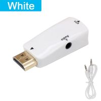 HDMI-compatible To VGA Cable Converter Male To Famale Converter Adapter 3.5mm Jack Audio HD 1080P For PC Laptop TV Box Projector