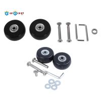 4 Sets Of Luggage Suitcase Replacement Wheels Axles Deluxe Repair Tool 50x20x6.1 Mm &amp; OD 40Mm