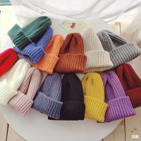 【YD】 Color Baby Knitted Hat for Kids Boys Outdoor Warm Toddler Skullies Crochet Caps Bonnet