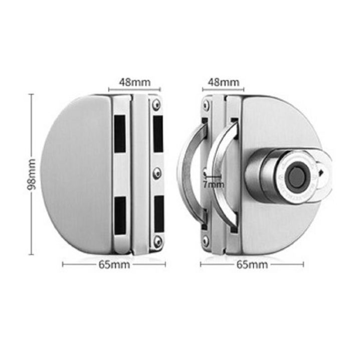 ล็อกประตูกระจกลายนิ้วมืออัจฉริยะแบบอิเล็กทรอนิกส์สำหรับบ้านประตูออฟฟิศแก้วประตูกระจกแบตเตอรี่ลิเธียม3-7v-ล็อคประตูกระจกอัจฉริยะ