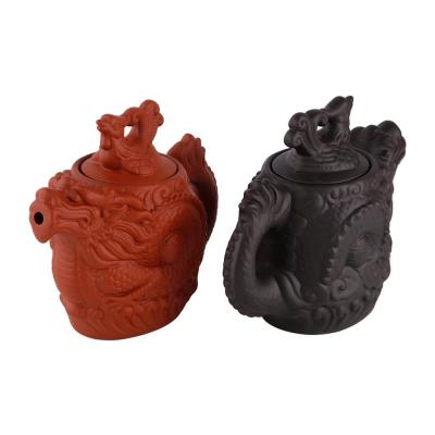 Authentic Yixing Teapot Purple Clay Tea Kettle Kung Fu Pottery Phoenix Dragon
