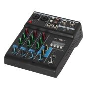 J.I.Y Professional 4-Channel Mixing Console Home Computer Stage Mini Mixer