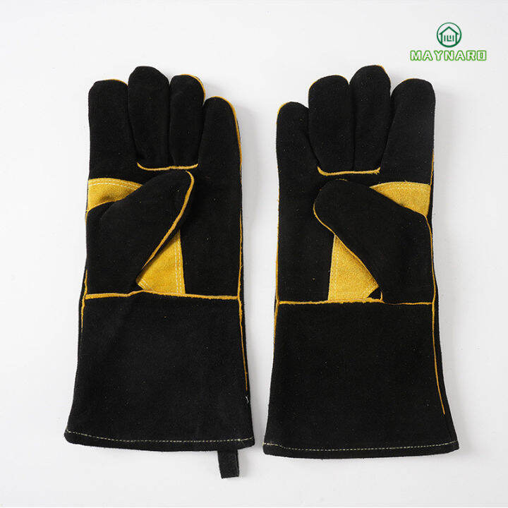 Welding Gloves Extreme Heat/Fire Resistant Gloves Leather with