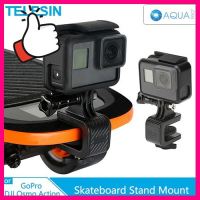 TELESIN GoPro Surfskate Skateboard Stand Mount Holder Clip สำหรับ GoPro, Action Camera ล็อคแน่น ติดตั้งง่าย ได้มุมมองใหม บริการเก็บเงินปลายทาง