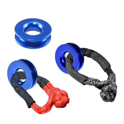 Winch Snatch Recovery Ring 41000 lbs Fits For Soft Shackle ATV Rcovery