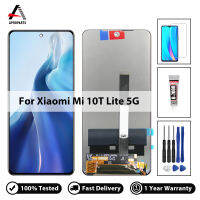 6.67 หน้าจอเดิมสำหรับ Xiao Mi Mi 10T Lite 5G จอแสดงผล LCD Touch Screen Digitizer Assembly สำหรับ Mi 10T Lite M2007J17G จอแสดงผล100% ทดสอบไม่มี Dead Pixel