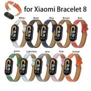 Pasek RYRA do Xiaomi Mi Band 8 bransoletka moda prawdziwa skóra zapasowa