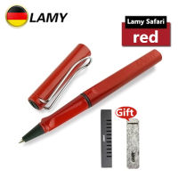 LAMY Safari Rollerball Pen （สีแดง）ของแท้100% ปากกาโรลเลอร์บอล ลามี่ , ไส้ปากกาโรลเลอร์บอล LAMY M63 หัว M