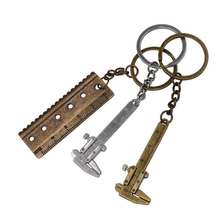 พวงกุญแจพวงกุญแจกับที่แนบมาเวอร์เนียคาลิปเปอร์ทันสมัยและเป็นประโยชน์รังเครื่องมือ