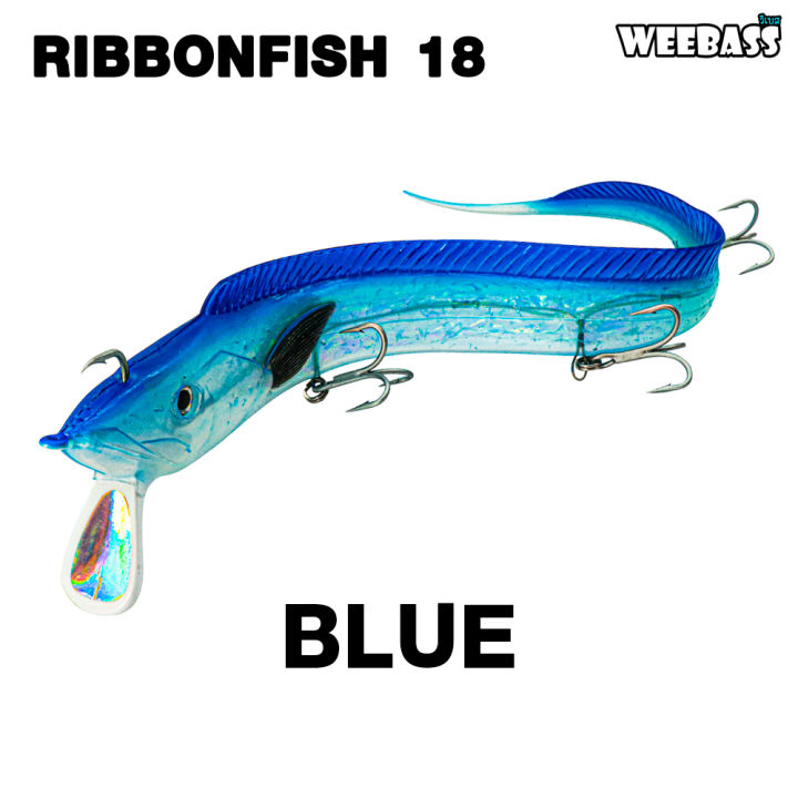อุปกรณ์ตกปลา-weebass-เหยื่อปลายาง-รุ่น-ribbonfish-18-เหยื่อยาง-ปลาดาบ-เหยื่อทรอลิ่ง