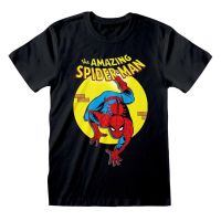 Casual Summer Tops Teens Clothes Streetwear t shirt  Comics Amazing Spider-Man Comic Official Tee Mens 7K5B  97GU