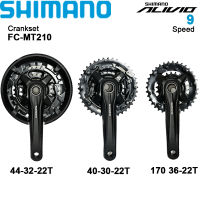 SHIMANO ALIVIO MT210 Crankset 3X9ความเร็ว40T 30T 22T 170มม.จักรยานMTB MT500 BBด้านล่างวงเล็บ