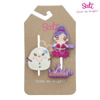 SATI-กิ๊บหนีบผม-AC. LILY SET CLIP-LC050