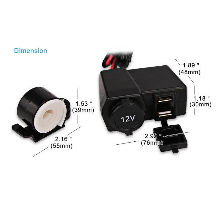 4-2a-motorcycle-charger-12v-24v-led-display-voltmeter-lighter-socket-5v-2-1a-dual-usb-charger-with-switch-waterproof