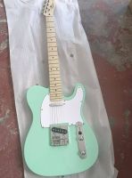 Fender Telecaster กีตาร์ไฟฟ้าสีเขียวอ่อน22 Fret Chrome Hardware