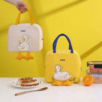 Cartoon Portable Bento Bag Cartoon Animal Lunch Bag Tote Thermal Food Bag Women Kids Lunch Box Picnic Supplies Cooler Bags