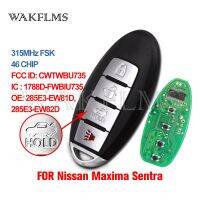 สำหรับนิสสันแม็กซิม่าเซ็นทรา2007 2008 2009 2010 2011 2012 315Mhz ที่ห้อยกุญแจศิลปะรถยนต์ ID46 1788D-FWBIU735 CWTWBU735