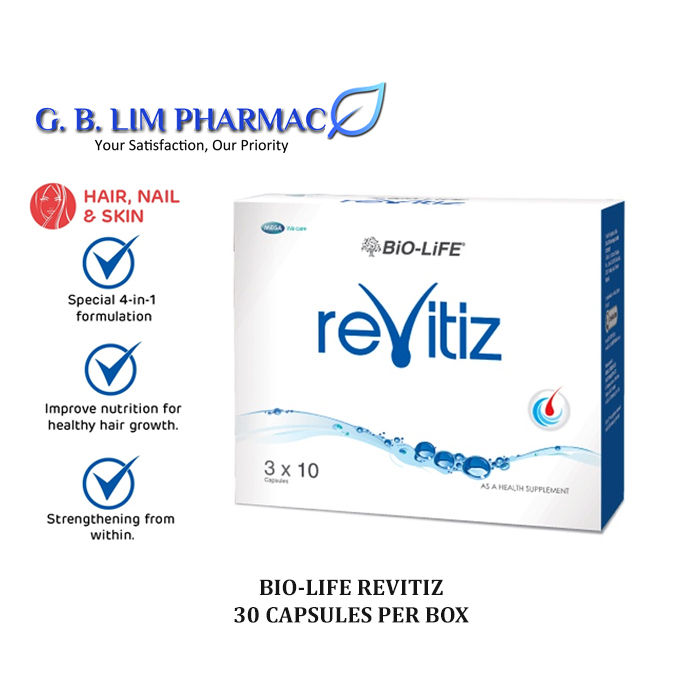 Bio-Life REVITIZ 30 CAPSULES ONE BOX (EXP: 31-JUL-2024) | Lazada