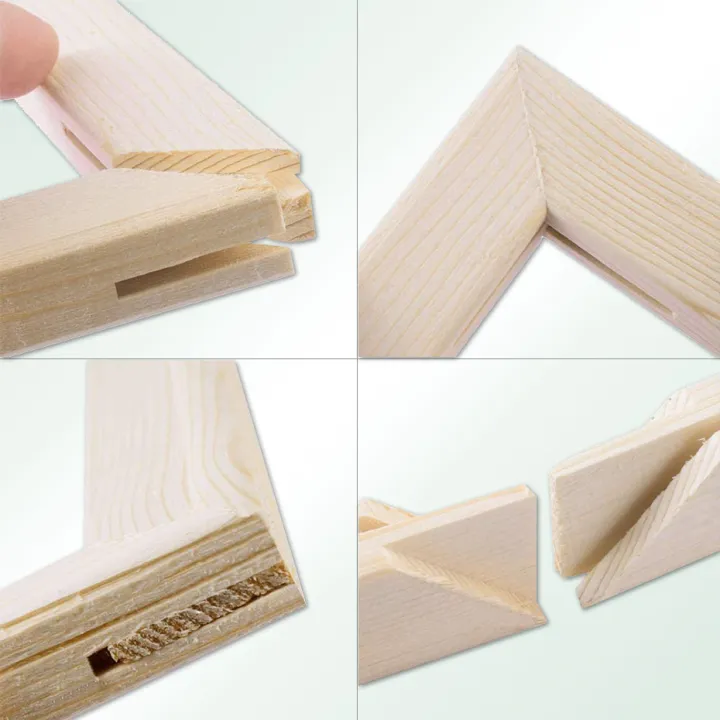 Wooden Painting Frame Kit DIY Large Canvas Stretcher Bars for Oil