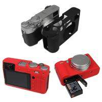 เคสซิลิโคนอ่อนนุ่มสำหรับ Fuji Fujifilm X100V ฝาครอบยางป้องกันผิวเชลล์กระเป๋ากล้องแบบพกพา