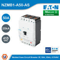 EATON Molded Case Circuit-Breaker (MCCB) 3P, 50A, 25kA ที่ 415VAC รหัส NZMB1-A50-AS สั่งซื้อได้ที่ร้าน Ucanbuys