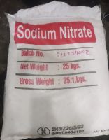 โซเดียมไนเตรท อินเดีย SODIUM NITRATE  India 25 กก./ถุง