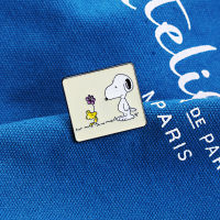 การ์ตูนน่ารัก Snoopy โลหะผสมเข็มกลัด ins แนวโน้มบุคลิกภาพสร้างสรรค์ป้ายกระเป๋าอุปกรณ์ตกแต่งเสื้อผ้า 3SJ6