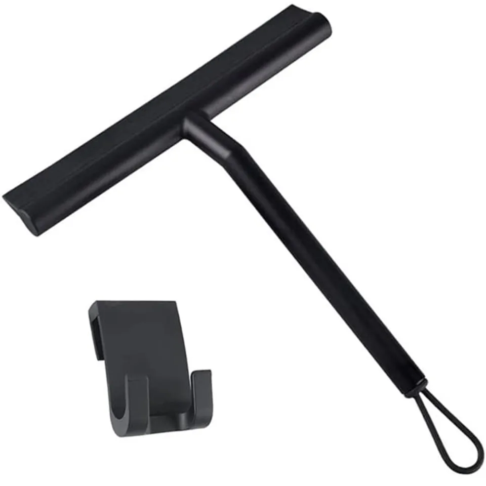 Shower Squeegee For Glass Door Shower Wall Scraper Cleaner With