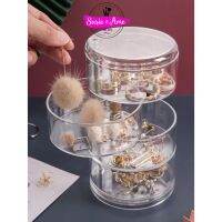 ชั้นใส่เครื่องประดับอะคริลิกใส 4 ชั้น Clear Jewelry Storage Box