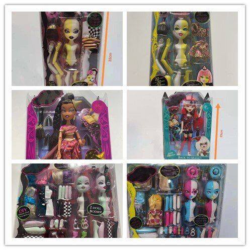 bratzdoll-ของแท้-jade-illiana-ตุ๊กตา-bratzillaz-พร้อมตุ๊กตาสะสมตุ๊กตาแฟชั่นดั้งเดิมพร้อมกล่องของแท้