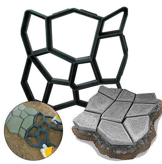 Pavement Mold Walk Concrete Mould Molds Floor Road Stepping Driveway