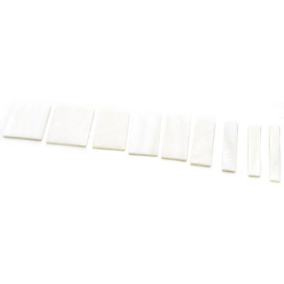 ‘【；】 9Pcs Mother Of Pearl Shell Guitar Fingerboard Fretboard Marker Inlay Guitar Scale Decoration Block