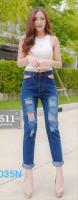 ? 2511 Jeans by Araya กางเกงยีนส์ ผญ Boyfriend Jeans HOT อะไรเบอร์นี้ ดีไซส์และสีพิเศษเฉพาะแบรนด์ 2511 สวยเว่อร์ ใส่ได้ตลอดไม่มี out ใส่สบาย เอวสูง ทรงบอยสลิม สวยจริงๆ สาวๆไม่ควรพลาดเด็ดขาด ผ้าไม่ยืด ทรงสวยมาก Minimal Styles